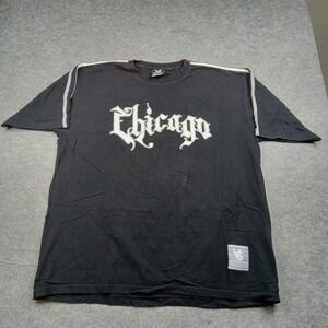 Victorious Shirt Mens 2XL Black Gothic Old English 22 Jersey Style Chicago Tee